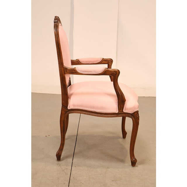 Ethan Allen French Louis XV Style Fauteuil Armchair For Sale - Image 18 of 18