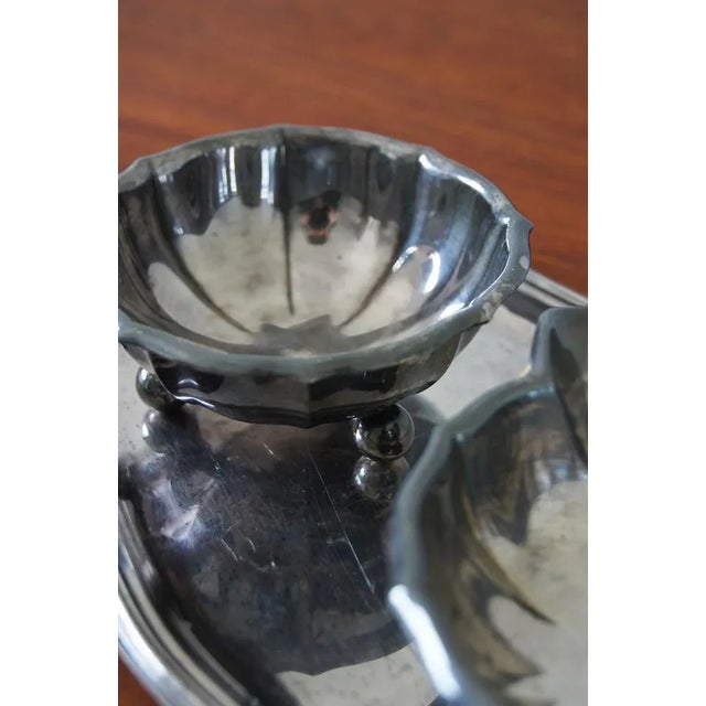 Milk and Sugar Set by Nils Johan for Prima N S, 1950, Set of 3 For Sale - Image 3 of 7