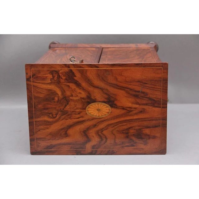 19th Century Walnut Table Cabinet, 1870s For Sale - Image 9 of 11