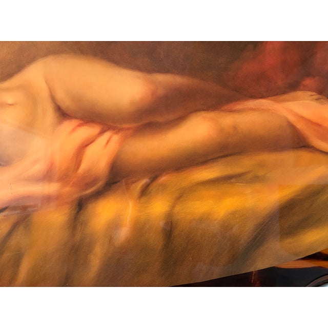 1970s Vintage Larry Vincent Garrison Painting, Reclining Nude (Circa 1960s-1970s) For Sale - Image 5 of 7