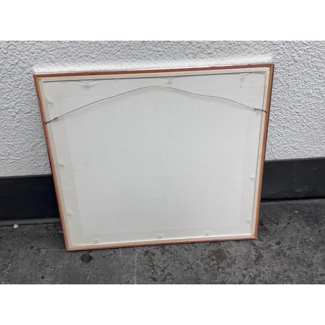 Circa 1999 Timo Solin Framed Ink Wash/ Water Color For Sale - Image 11 of 12