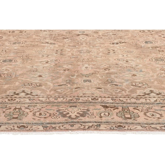 Mid 20th Century Vintage Persian Malayer Rug -09'03 X 12'02 For Sale - Image 4 of 9