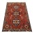 Shiraz Rug 3’9” X 5’3” Red Wool Vintage Tribal Hand-Knotted Oriental Carpet For Sale