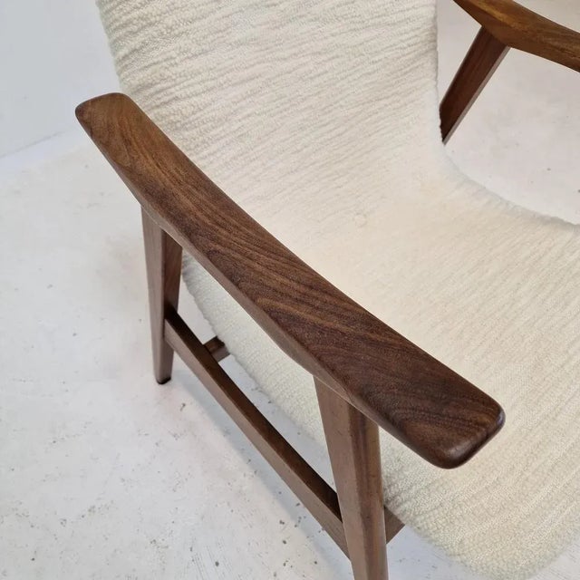 Teak Armchair by Louis Van Teeffelen for Wébé, 1960s For Sale - Image 9 of 13
