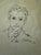 This appears to be a self-portrait of the well known Romanian-born artist from 1951. The sketch was prepared in pencil and...