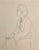 Jeanne de Jesse, Portrait, Early 20th Century, Pencil on Paper For Sale