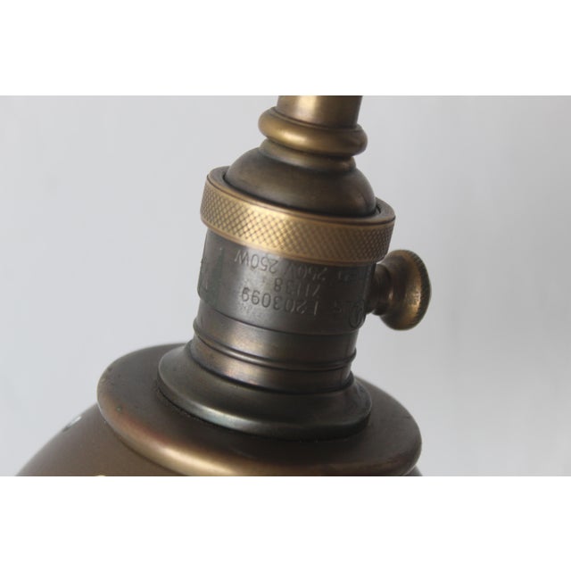 Vintage Visual & Comfort Brass Desk Task Lamp For Sale - Image 10 of 17