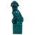 Chinese Vintage Chinese Porcelain Green Foo Dog Figurines - A Pair For Sale - Image 3 of 13
