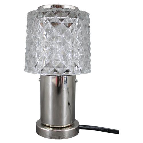 Glass Table Lamp from Kamenicky Senov, Former Czechoslovakia, 1970s For Sale - Image 12 of 12