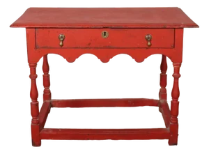 18th Century Painted Lamp Table