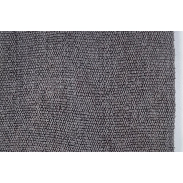 Turkish Grey Hemp Kilim Rug, 1960, in Flawless conditions. Designed 1960 to 1969