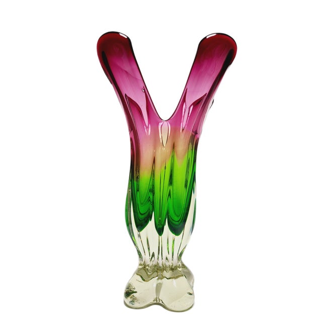 Vase by J. Hospodka for Chribska Glassworks, Former Czechoslovakia, 1960s For Sale - Image 17 of 18