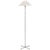 Modern Visual Comfort Signature Grenol Floor Lamp in Polished Nickel with Linen Shade For Sale - Image 3 of 3