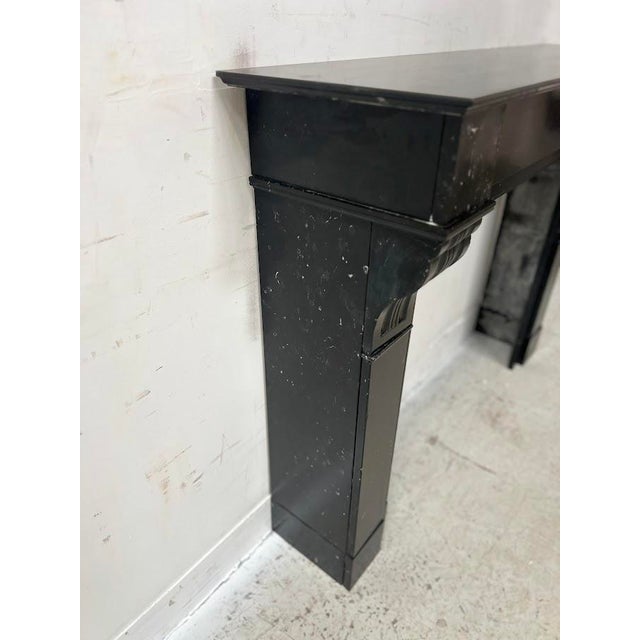 Napoleon III Fireplace with Black Marble Corbel, 1800s For Sale - Image 6 of 15