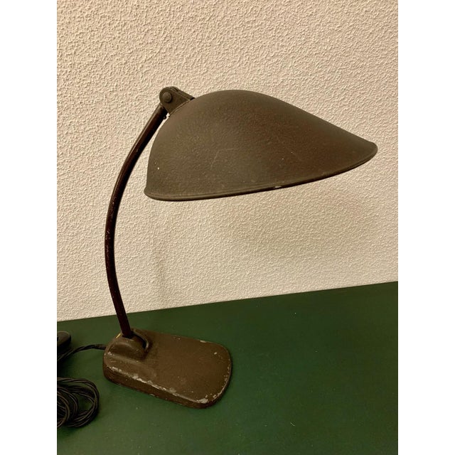 Bauhaus Bureau or Piano Lamp by Bag Turgi, 1940s For Sale - Image 10 of 10