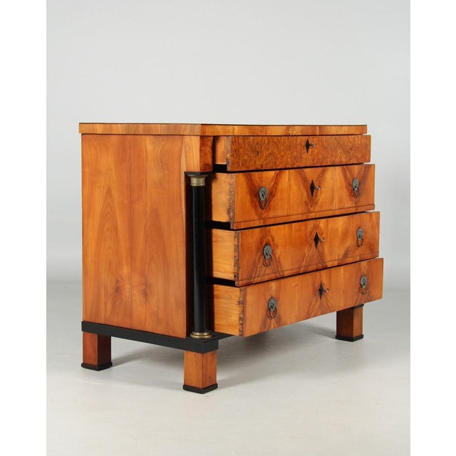 Wood Biedermeier Chest of Drawers, 1820s For Sale - Image 7 of 15