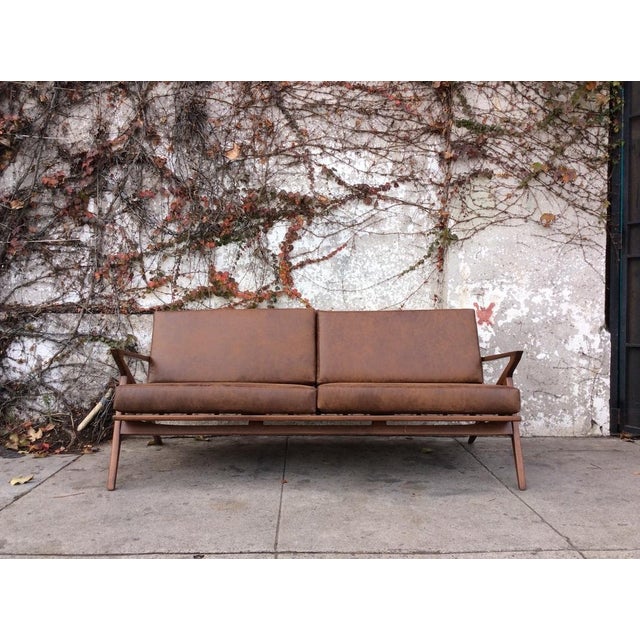 Mid Century Style Z Sofa Chairish