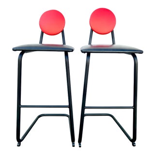 Post Modern Dot Chairs - a Pair For Sale