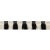 Sample - Schumacher Juno Fringe in Black & Ivory For Sale