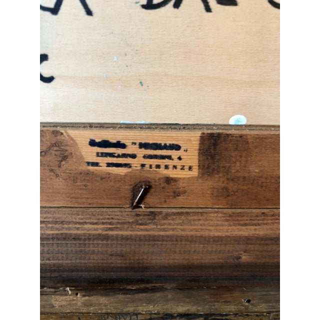 Lazzaro Donati, Italian Modernist Surrealist Lady With a Hat Oil Painting, Signora dal Cappello, 1969 For Sale - Image 11 of 12