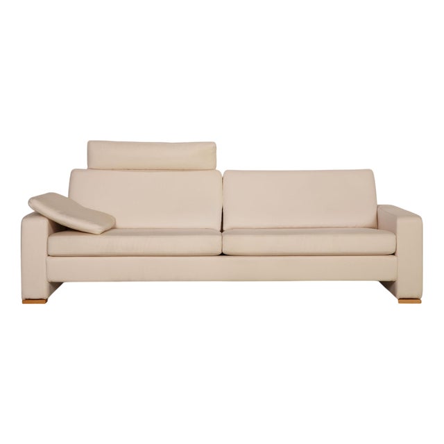 Conseta 3-Seater Sofa in Cream Upholstery from Cor For Sale