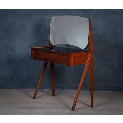 Vintage Danish Dressing Table from Ølholm Furniture Factory, 1960s For Sale - Image 4 of 11