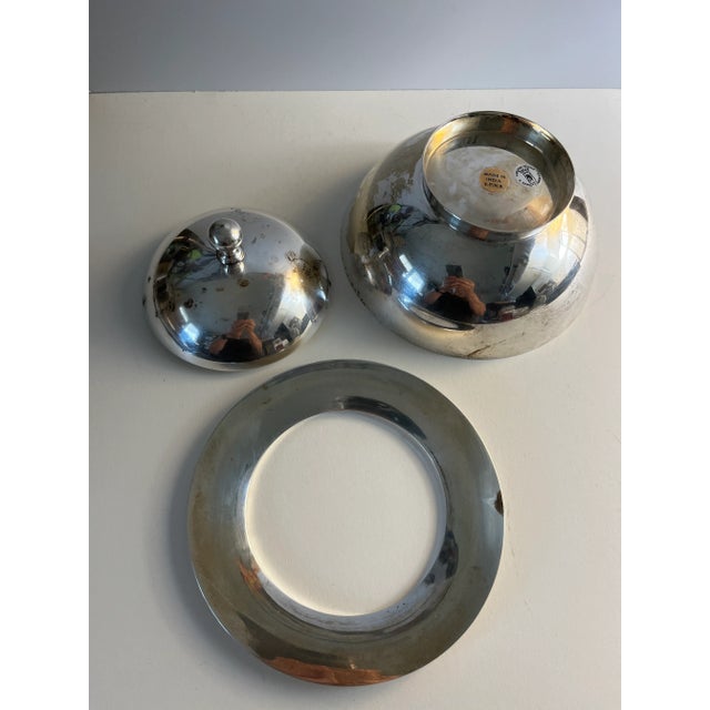 Mid-Century Modern William Adams Silver Plate Bowl For Sale In New York - Image 6 of 10