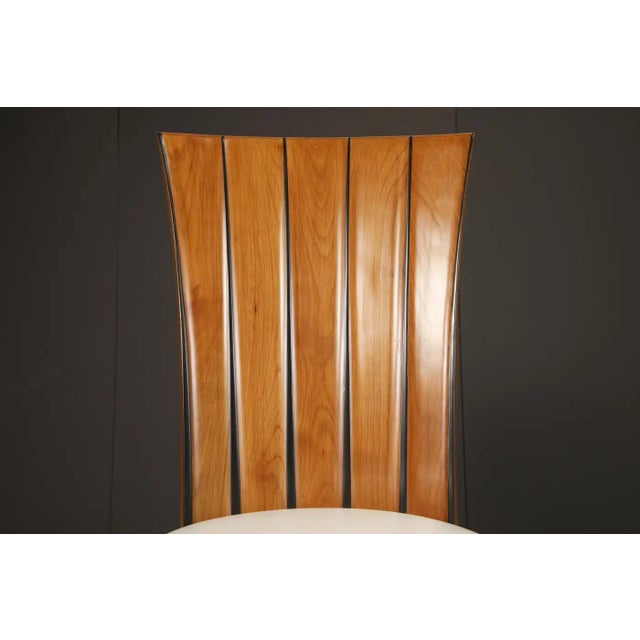 Set of 6 Eliel Saarinen 'Cranbrook' Dining Chairs, Refinished and Reupholstered For Sale - Image 14 of 18