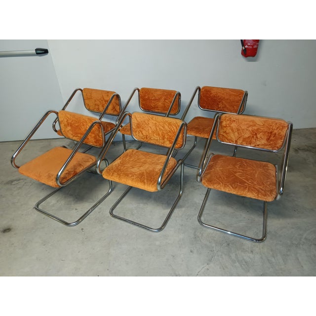 Space Age Chairs, 1970s, Set of 6 For Sale - Image 9 of 12