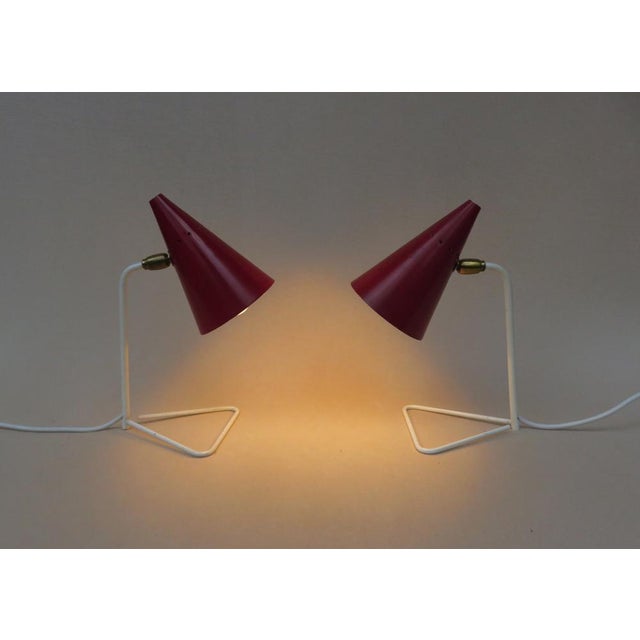 Small Italian Table Lights by Guiseppe Ostuni for Oluce, 1950s, Set of 2 For Sale - Image 10 of 18