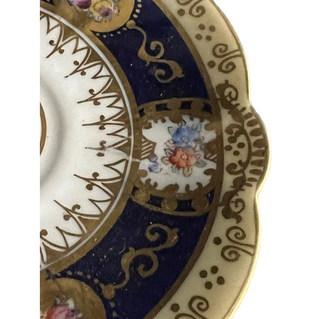 19th Century Allerton Saucer With Gilt For Sale - Image 5 of 7