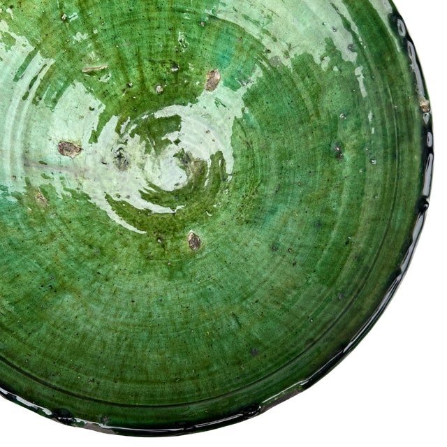 Tribal Moroccan Tamegroute Large Bowl For Sale - Image 3 of 6
