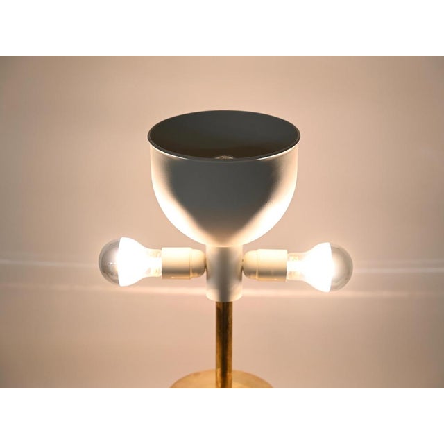 Large Mid-Century Modern Table Lamp in Brass by Goffredo Reggiani for Reggiani, 1970s For Sale - Image 14 of 17