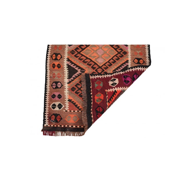 Mid-Century Modern Decorative Mini Vintage Kilim Rug - 1`8″ X 3`5″ For Sale - Image 3 of 3