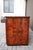 Art Deco Italian Credenza in High Gloss Burl and Brass, Italy - 1970's For Sale - Image 3 of 12