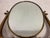 Mid-Century Italian Brass Vanity or Dressing Table Mirror, 1950s For Sale - Image 9 of 15