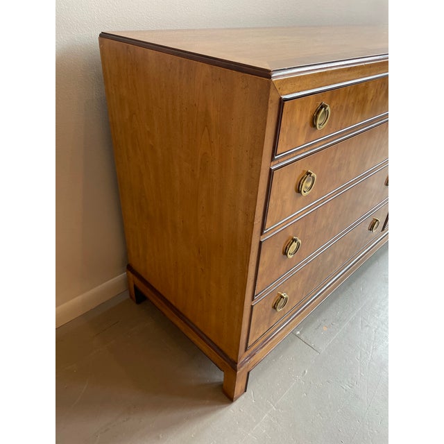 Drexel Heritage 1980s Vintage Wooden Drexel Heritage Dresser For Sale - Image 4 of 10