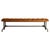 20th Century French Iron Bench With Upholstered Seat For Sale - Image 10 of 18
