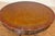Wood Traditional Mahogany Drum Table by Leighton Hall - Showroom Sample For Sale - Image 7 of 7