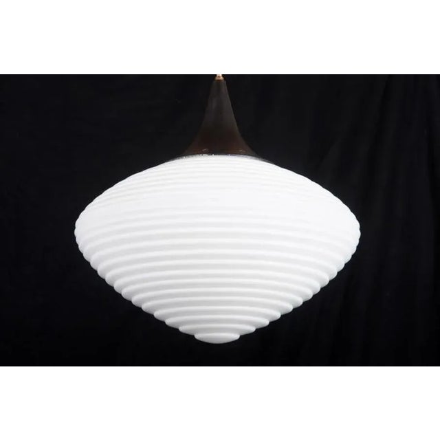 Large Opaline Glass Pendant For Sale - Image 4 of 7