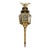 Antique Federal Brass Carriage Lantern With an Eagle For Sale