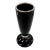 Vintage Mid-Century Modern Root Beer Amber Art Glass Pedestal Vase For Sale