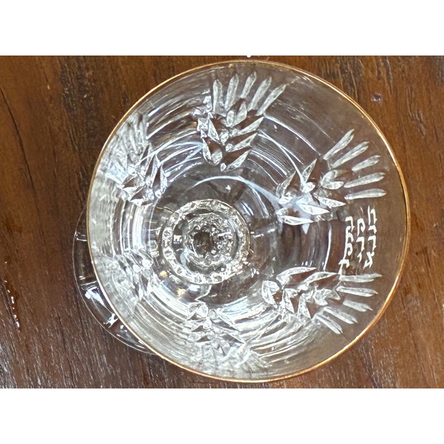 Elevate your holiday table with this magnificent, vintage Waterford Crystal Kiddush cup goblet. Meticulously hand-crafted...