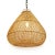 Classic natural rattan Batu drop pendant made from handcrafted traditional weaving techniques with iron wire framing. Each...