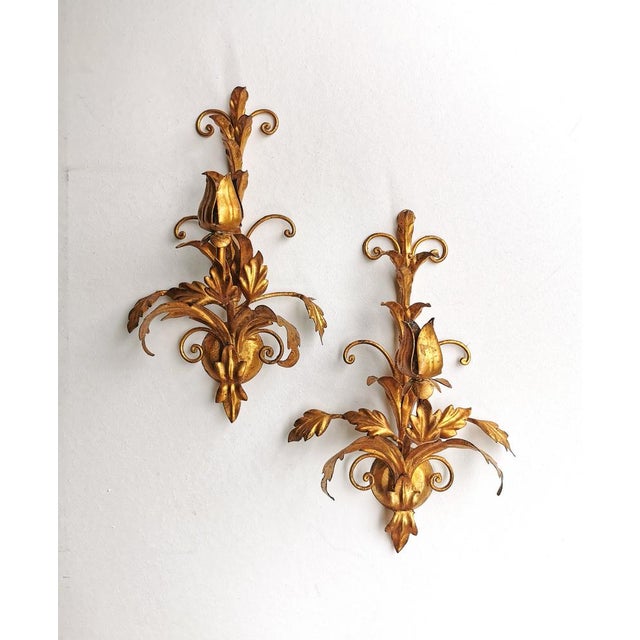 Hollywood Regency Wall Lights attributed to Hans Kögl, Germany, 1960s, Set of 2 For Sale - Image 11 of 11
