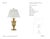 Chapman & Myers by Visual Comfort Signature Classical Urn Form Medium Table Lamp in Antique-Burnished Brass with Silk...