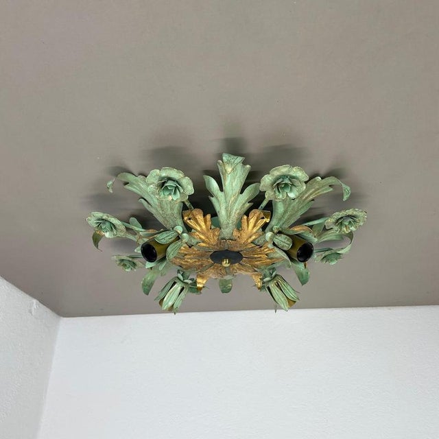 Article: ceiling light flush mount, can also be used as wall light Origin: Italy Age: 1960s This modernist light was...