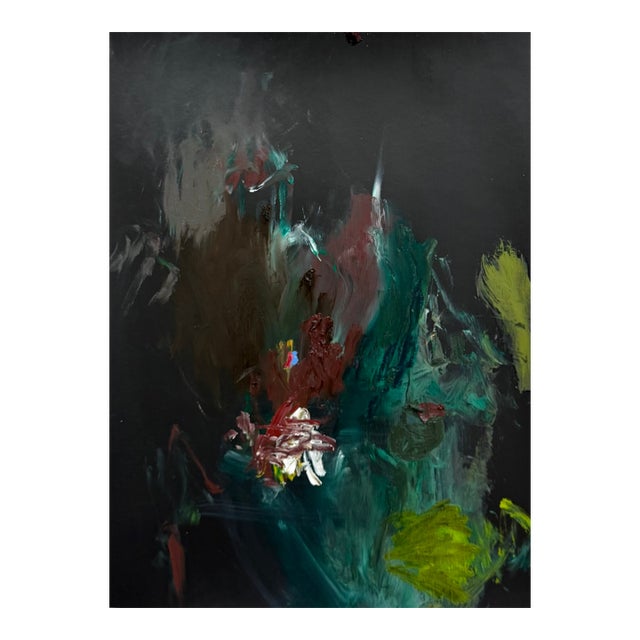 Ak Hardeman - Original Painting on Heavy Weight Paper - "Running Through the Yard" For Sale