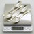Vintage Italian Handmade Genuine Silver Sugar Spoons, 1970s, Set of 4 For Sale - Image 10 of 12