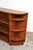 Wood Vintage Walnut Bookcase with Curve, 1930s For Sale - Image 7 of 13